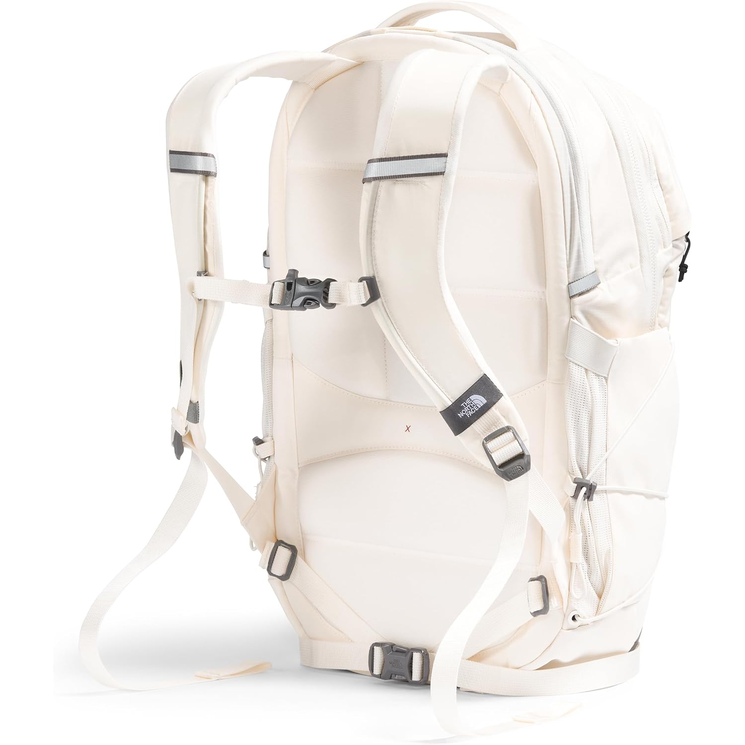The North Face Women'S Borealis Commuter Laptop Backpack - Everyday Travel Bag, Laptop Sleeve, Reflective Details, Gardenia White/Tnf Black-Npf, One Size