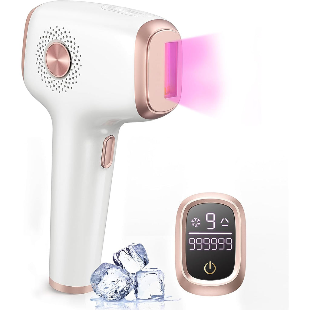 INNZA IPL Hair Removal with Ice Cooling Care Function for Women,Long-Lasting Results,999,999 Flashes Painless Hair Removal, Hair Removal Device for Armpits Legs Arms Bikini Line