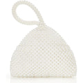 BABEYOND Pearl Clutch Purse Evening Bags for Women Elegant Triangle Purse for Wedding Bride Party Prom