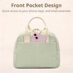 Lovelywind Lunch Box For Women Cute Lunch Bags For Women Lunch Tote Bags Reusable Insulated Lunch Box Large Capacity Reusable Insulated Cooler For Work Or Travel Gifts Or Beach