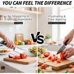 Knifesaga Knife Set, 15 Pcs Kitchen Knife Block Sets With Sharpener, Japanese High Carbon Stainless Steel Set Of Knives, Premium Razor Sharp Black Knives Set With Block For Kitchen, Ergonomic Handle