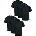 Pro Club Men'S 6-Pack Heavyweight Cotton Short Sleeve Crew Neck T-Shirt
