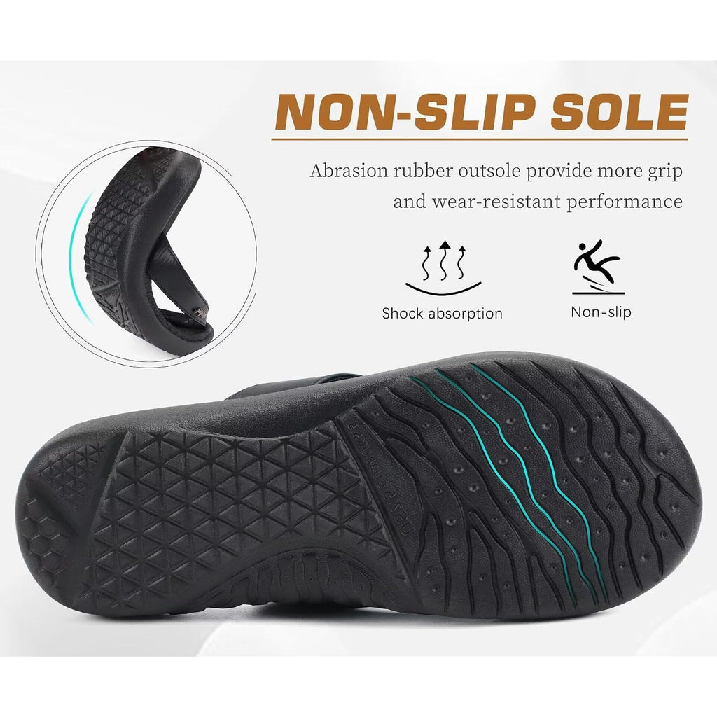 Womens Fashion Orthotic Flip Flops Ladies Slip On Lightweight Comfortable Thick Cushion Yoga Mat Thong Sandals With Plantar Fasciitis Arch Support