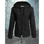 Raincoat Women Lightweight Waterproof Rain Jackets Packable Outdoor Hooded Windbreaker