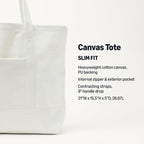Amazon Essentials Unisex Large Heavy Duty Canvas Beach Tote Bag, Natural, One Size