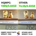 Garden Hose Quick Connect Solid Brass Quick Connector Garden Hose Fitting Water Hose Connectors 3/4 Inch Ght (3 Sets)