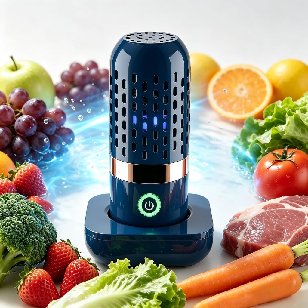 2026 New Produce Cleaner & Vegetable Cleaner With Oh-Ion Technology | Wireless Rechargeable Food Washer For Fruits Veggies Rice Meat Seafood Waterproof 10-Min Automatic Cleaning For Kitchen