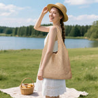 Crochet Bags, Beach Mesh Tote Bag Womens Shoulder Shopping Handbag Casual Travel Totes Bag Foldable Hobo Bags