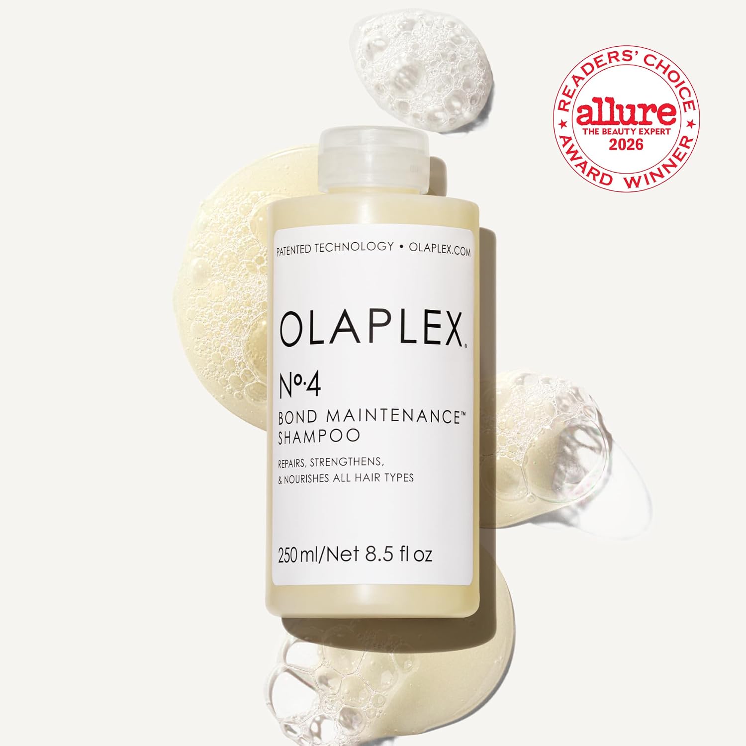 Olaplex N°.4 Bond Maintenance™ Hair Strengthening Shampoo: Repairs Damage & Defend Against Future Breakage | Replenishes Hydration | For Coily, Curly, Straight, And Wavy