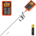 Temppro Tp510 Waterproof Digital Candy Thermometer With Pot Clip, 10" Long Probe Instant Read Food Cooking Meat Thermometer For Grilling Bbq Deep Fry Oil Fathers Day Gift (Previously Thermopro)