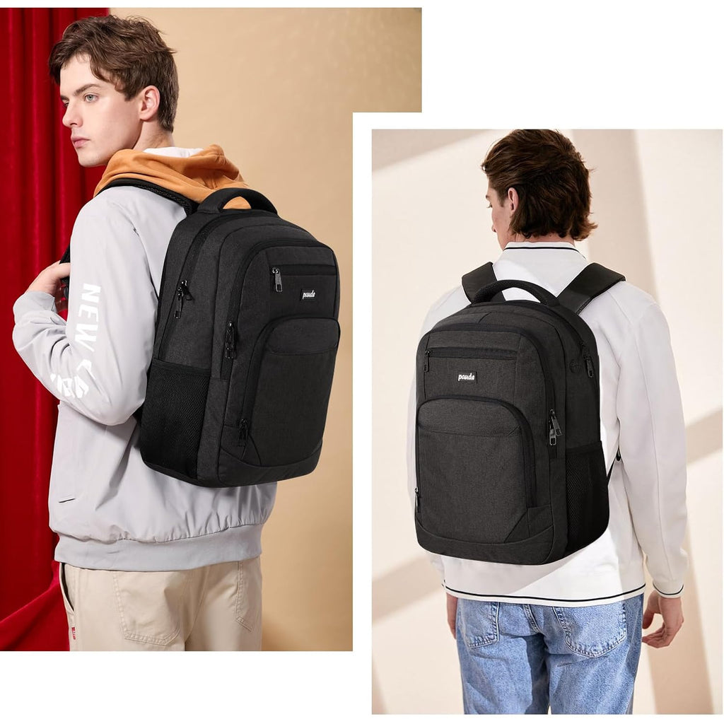 Paude Backpack For Men And Women,School Backpack For Teens,15.6 Inch Laptop Backpack With Usb Charging Port For Business College Travel