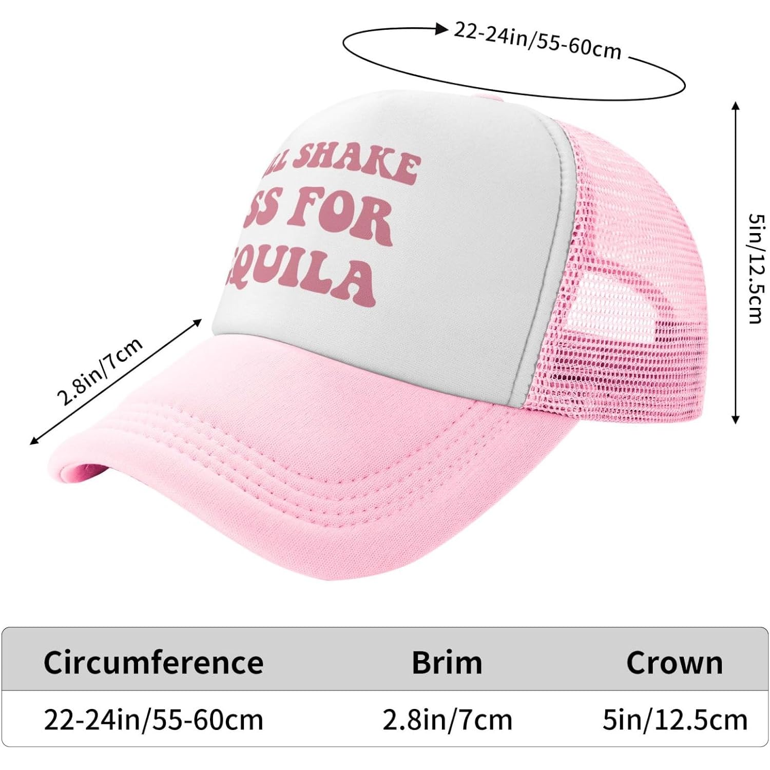 You Find It Offensive? I Find It Funny Trucker Hats for Women Pink Men Funny Slogan Pink Hats for Men 15 Pink