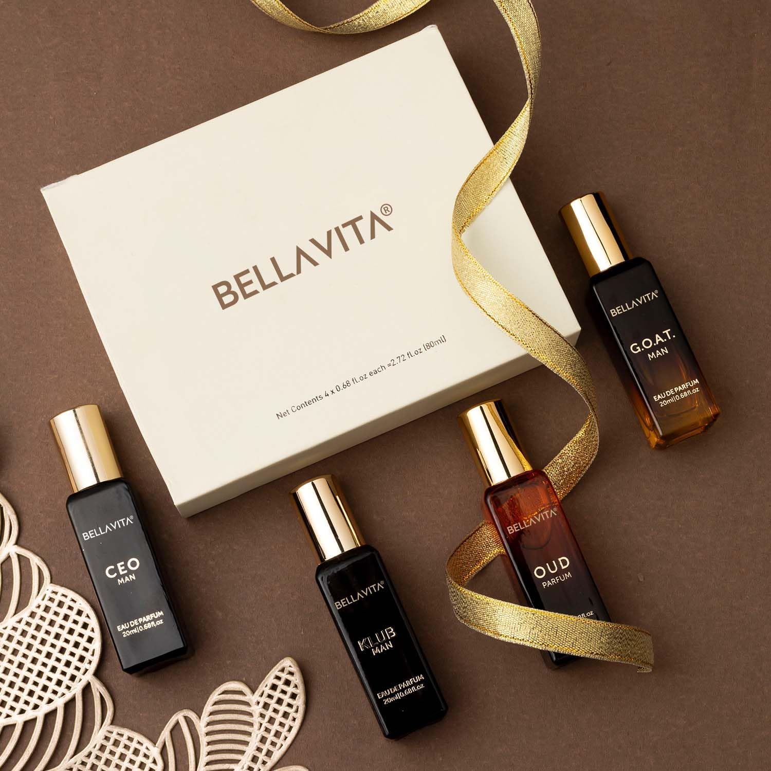 Bellavita Luxury Ceo Man & Mens Gift Set Perfume Cologne For Men Combo| Long-Lasting Men'S Cologne With Lemon, Lavender, Tonka & Agarwood Perfume For Men
