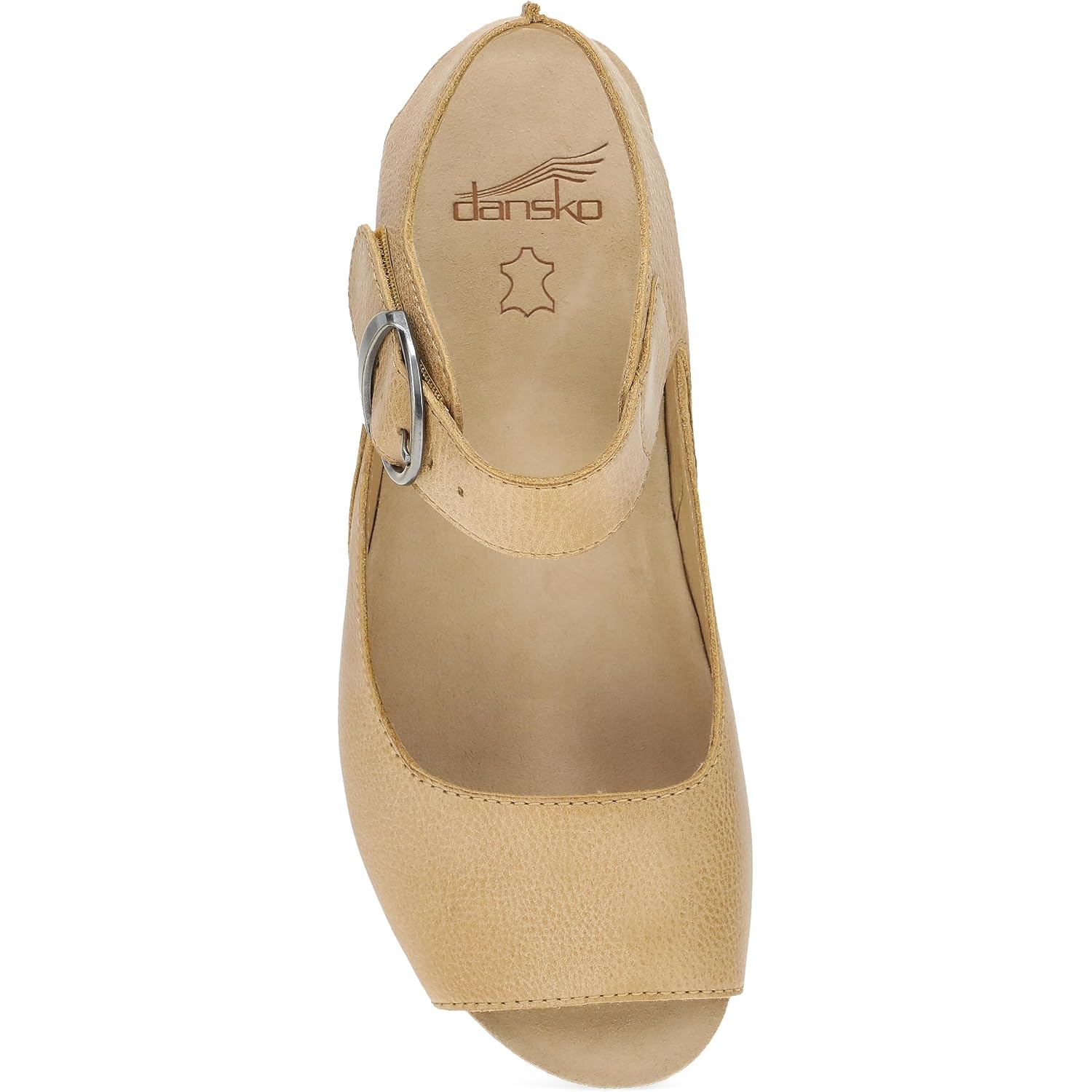 Dansko Tiana Slip-On Platform Sandal For Women – Cushioned, Contoured Footbed For All-Day Comfort And Support – Hook & Loop Strap With Buckle Detail – Lightweight Rubber Outsole