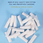 100Pcs Cotton Lip Tattoo Stretching Stick For Easy And Precise Coloring, Enhancing Color, Blushing Pmu Supplies, Cleaning Wipes