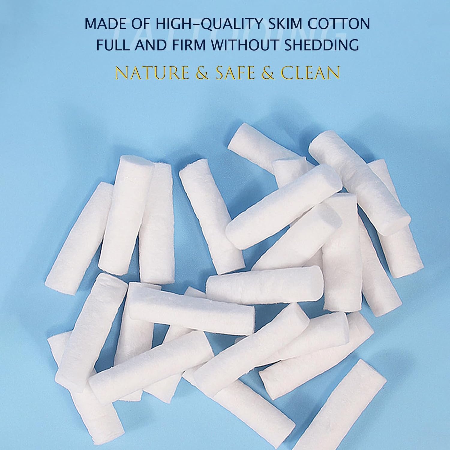 100Pcs Cotton Lip Tattoo Stretching Stick For Easy And Precise Coloring, Enhancing Color, Blushing Pmu Supplies, Cleaning Wipes
