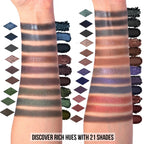 Tintark Midnight Masquerade Black Spectrum Smokey Eyeshadow Palette | A Spectrum Of Black-Based Mattes, Shimmers And Metallics For Smoky, Goth, Halloween And Night-Out Eye Looks