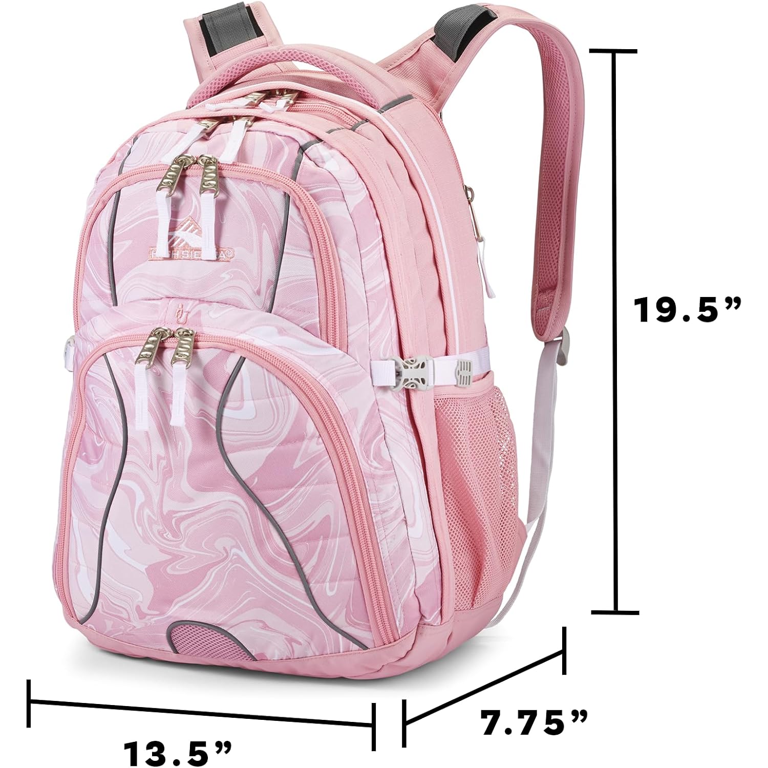 High Sierra Swerve Laptop Backpack, Black, One Size