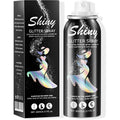 Body Glitter, Body Glitter Spray, Glitter Spray For Hair And Body, Long-Lasting And Quick-Drying Silver Glitter Hairspray Suitable For Stage, Festival Rave And Makeup Prom (2.11 Fl Oz)