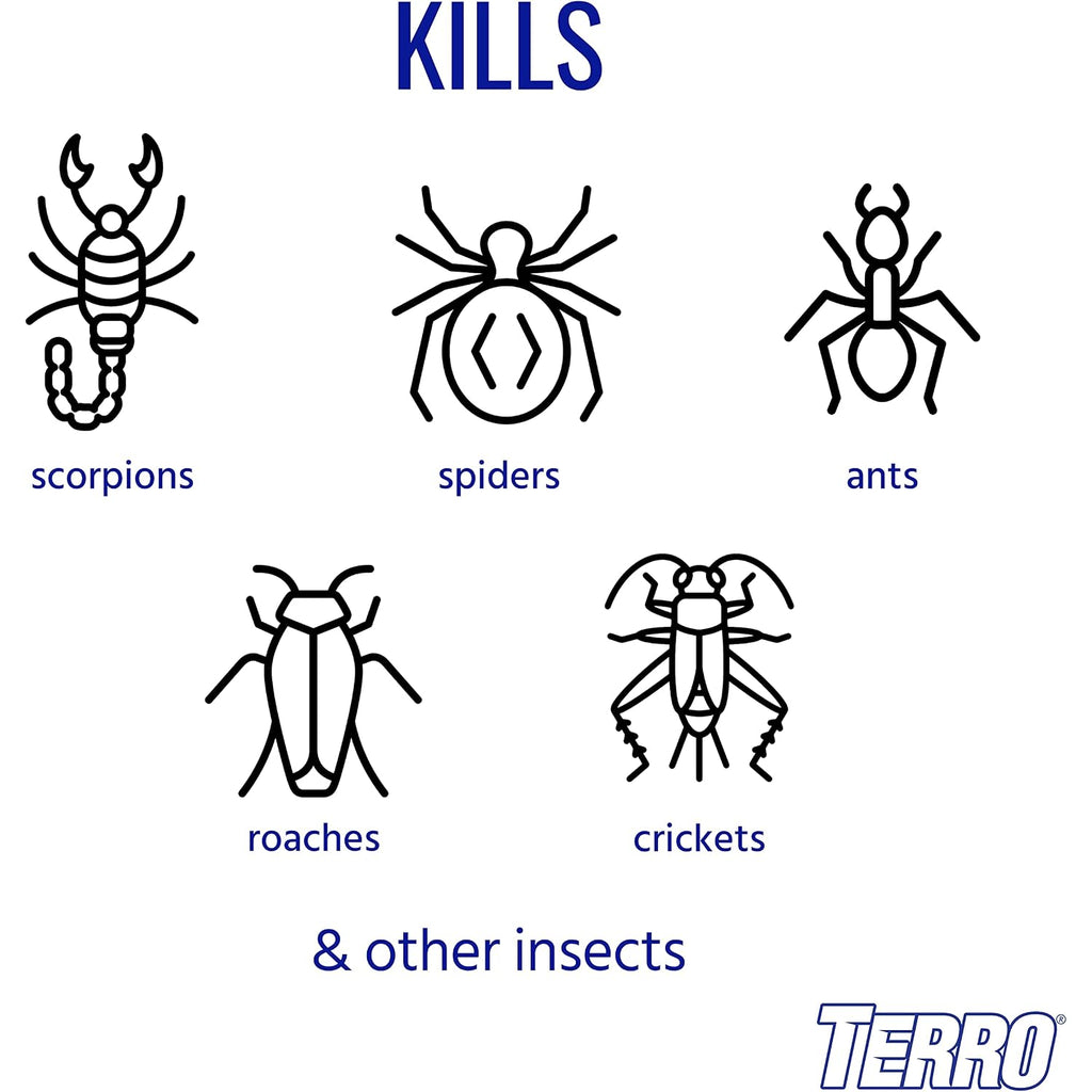 Terro Scorpion Killer, 16 Fl Oz Aerosol Spray Can | Kills Scorpions, Spiders, Ants, Roaches, Crickets On Contact, Residual Protection For Indoor And Outdoor Pest Control