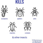 Terro Scorpion Killer, 16 Fl Oz Aerosol Spray Can | Kills Scorpions, Spiders, Ants, Roaches, Crickets On Contact, Residual Protection For Indoor And Outdoor Pest Control