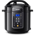 Comfee’ 12-In-1 Electric Pressure Cooker, Instant Multi, Non-Stick Pot, Yogurt Maker, Rice Cooker, Slow, Sauté Steamer, Pressure Cooker 6 Quart Black