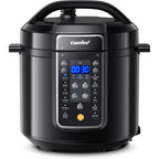 Comfee’ 12-In-1 Electric Pressure Cooker, Instant Multi, Non-Stick Pot, Yogurt Maker, Rice Cooker, Slow, Sauté Steamer, Pressure Cooker 6 Quart Black