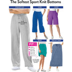 Plus Size Sport Knit Short