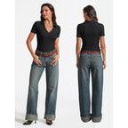 Womens Short Sleeve Work Shirts Summer V Neck Business Casual Polo Tops 2026 Fitted Basic Office Blouses