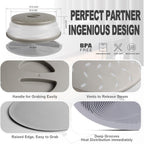 2 in 1, Aidacom Microwave Splatter Cover for Food & Silicone Microwave Mat, Mat as Bowl Holder, Trivet, Pot Holders, Drying, Baking, Utensils Rest for Kitchen Counter, Dishwasher Safe, Grey