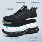 Steel Toe Shoes For Men Women Work Sneakers Safety Shoes Indestructible Comfortable Lightweight Breathable Safety Puncture Proof Shoes For Constructions