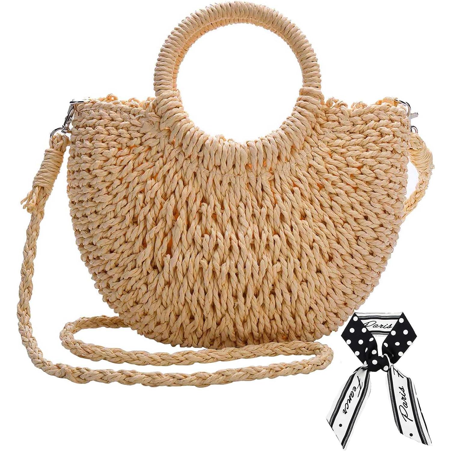 Straw Shoulder Bag For Women Woven Purse Beach Envelope Clutch Straws Wallet | Straw