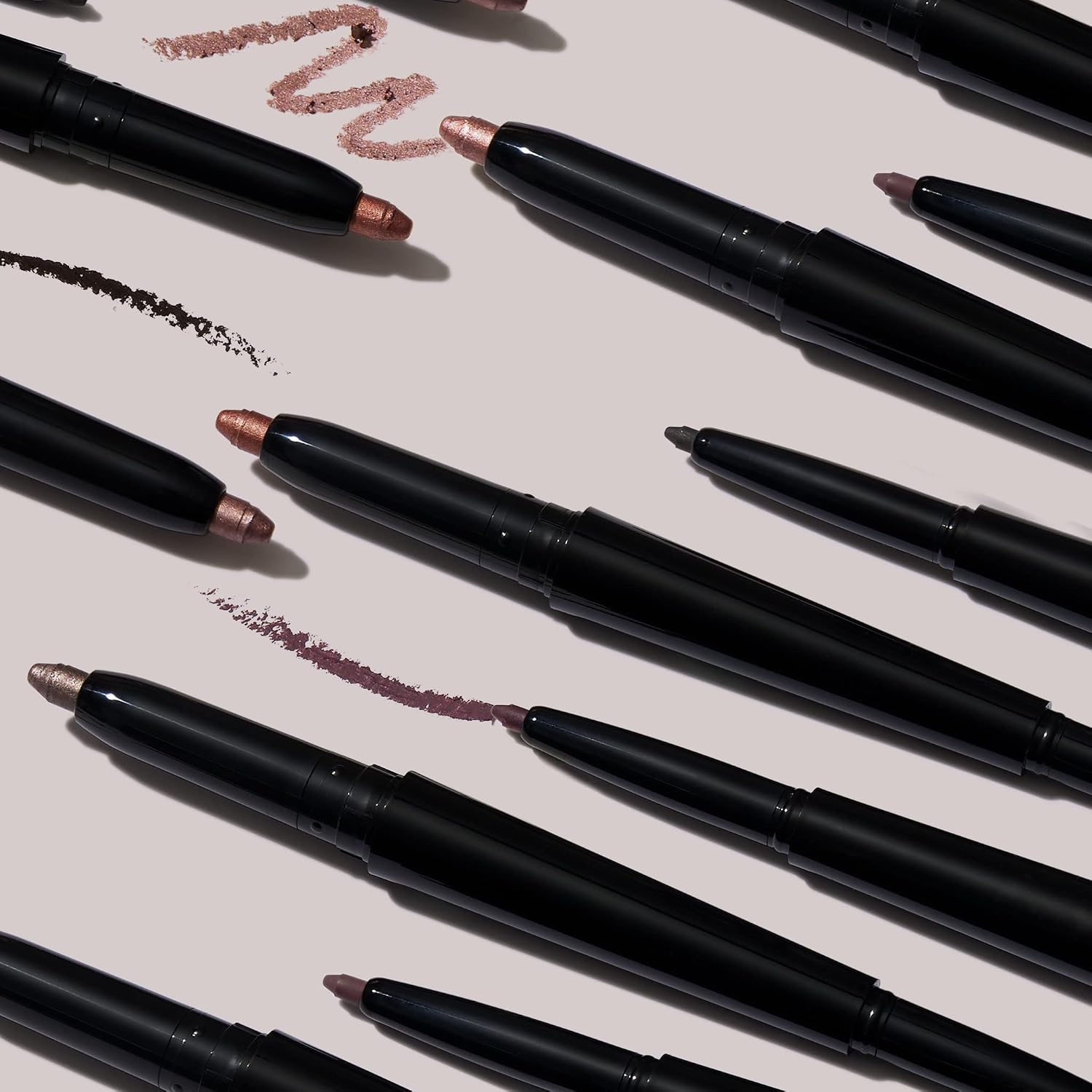 Laura Geller New York Swipe-N-Line Dual-Ended Eyeshadow + Eyeliner - Smokey (Charcoal/Shimmery Gray) - Cream Eyeshadow & Smooth Glide Eyeliner - Waterproof & Crease-Free Color
