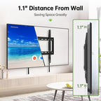 Usx Mount Fixed Tv Wall Mount With Low Profile For Most 26-55 Inch Led, Lcd And Flat Screen Tvs, Tv Mount Bracket With Vesa Up To 400X400Mm And Weight Capacity 99Lbs,And Space Saving Tv Bracket