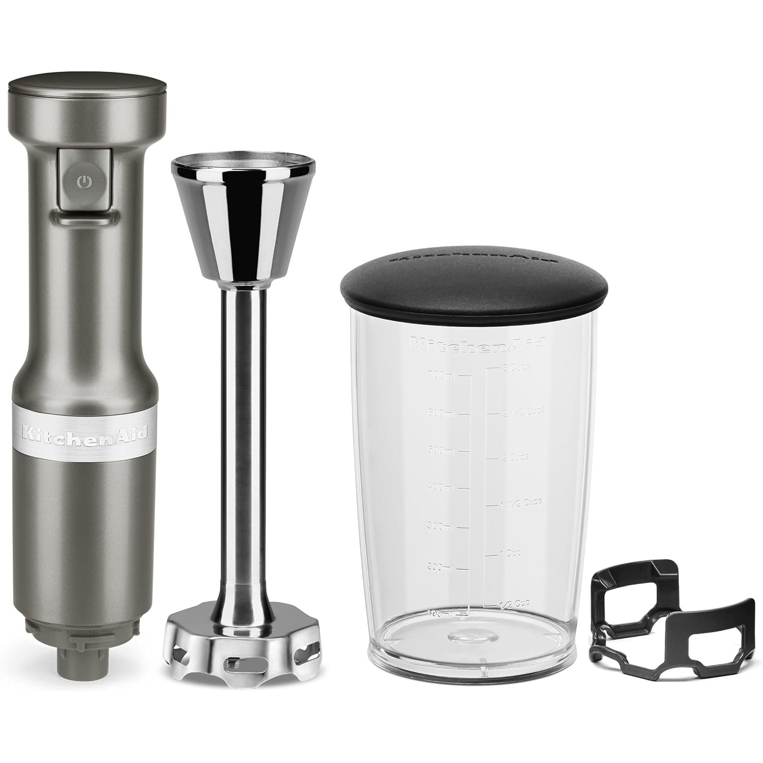 KitchenAid Variable Speed Corded Hand Blender KHBV53, Contour Silver
