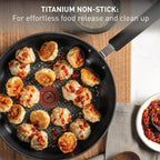 T-Fal Ultimate Hard Anodized Nonstick Fry Pan Set 2 Piece, 10, 12 Inch, Oven Broiler Safe 400F, Cookware, Pots And Pans Set Non Stick, Kitchen Frying Pans, Cooking Skillets, Dishwasher Safe, Grey
