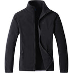 Women'S Lightweight Full Zip Soft Polar Fleece Jacket Outdoor Recreation Coat With Zipper Pockets
