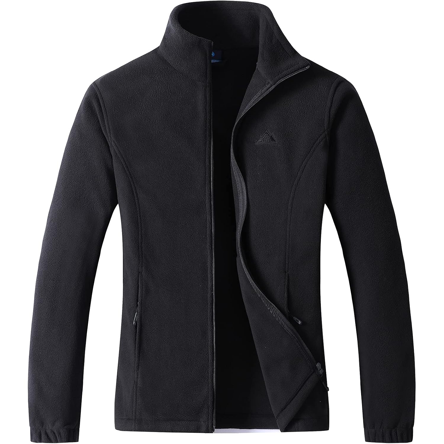 Women'S Lightweight Full Zip Soft Polar Fleece Jacket Outdoor Recreation Coat With Zipper Pockets