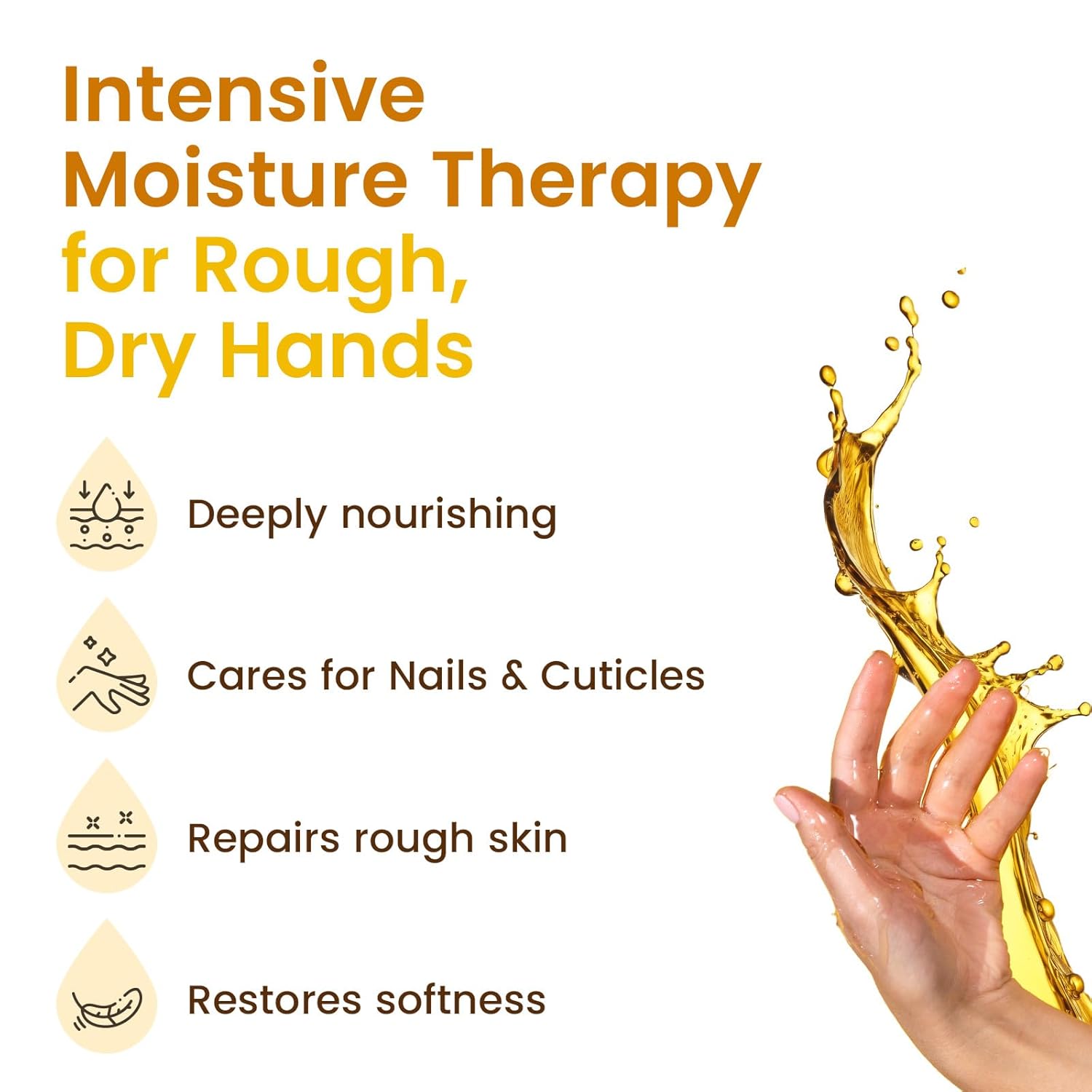 Repairing Hand Mask for Dry Cracked Hands, Hand Masks with Shea Butter, Jojoba Oil & Vitamin E, Moisturizing Gloves, Skin Care Gifts for Women & Men, Self Care Gifts for Women (2 Pairs) - PAC2