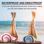 Leg Makeup Waterproof No Transfer,Flawless Looking Leg And Body Scar Cover Up Makeup, Easy Application For All Skin Tones. (2# Medium Golw)