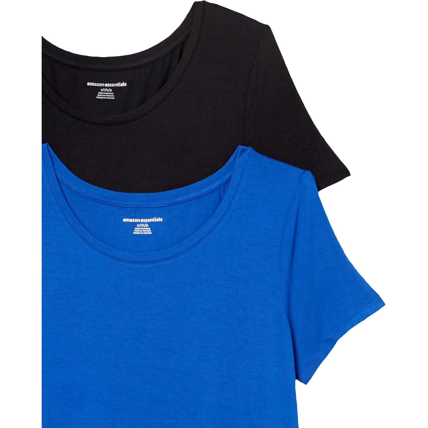 Women's Short-Sleeve Scoopneck Tunic Tops, Pack of 2