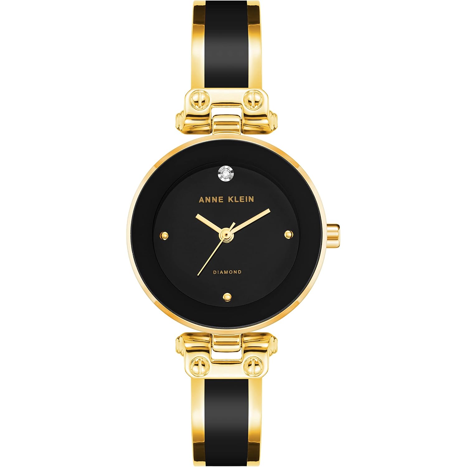 Anne Klein Women'S Genuine Diamond Dial Bangle Watch