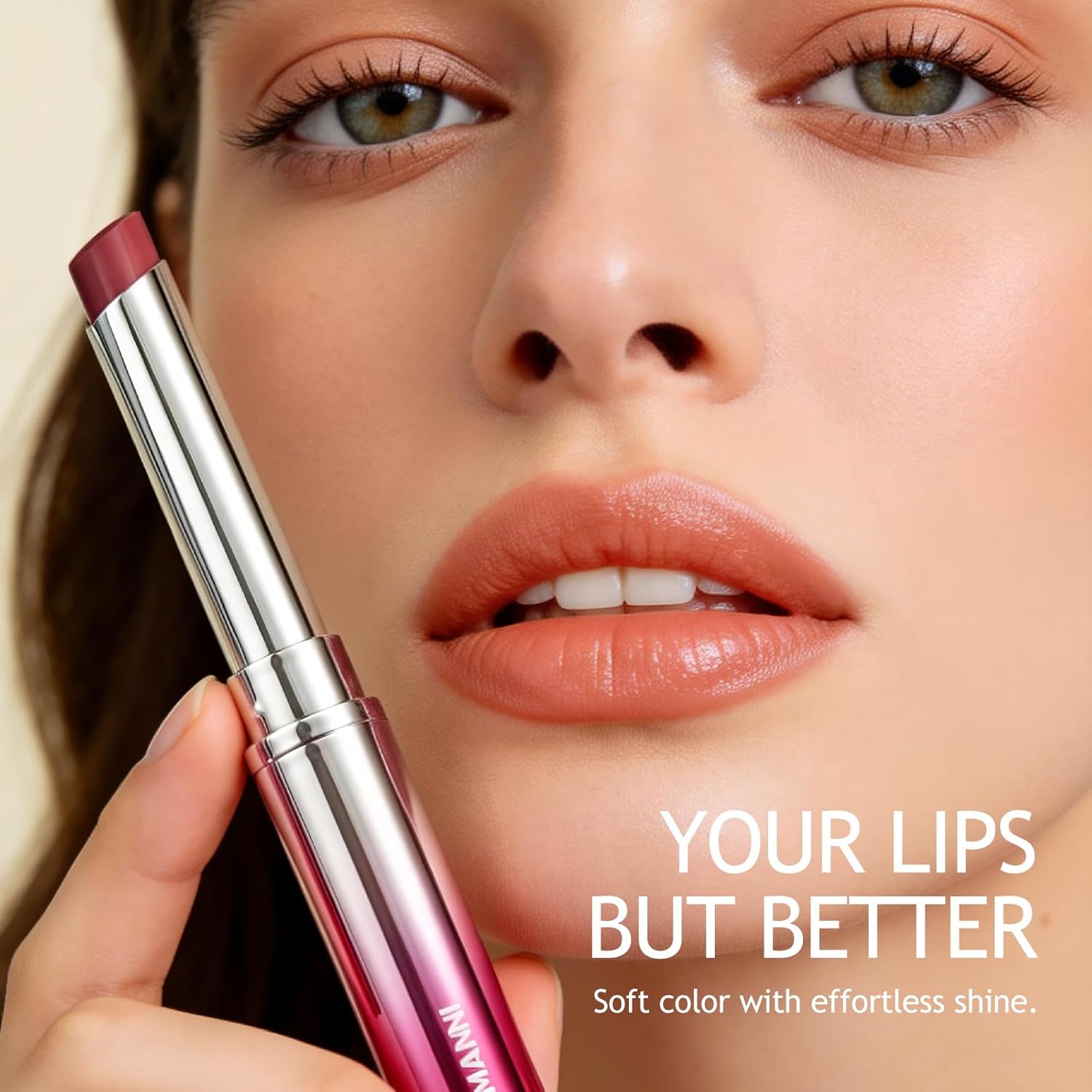Tinted Lip Balm Lipstick Set, 6 Colors Sheer Hydrating Lip Color, Lightweight Lip Tint, Moisturizing & Nourishing Lip Care with Natural Shine, Universal Shades for All Skin Tones