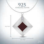 Sterling Silver Nano Bible Necklace for Women : World's Smallest New Testament Pendant For Her - Engraved with 27 Books Using Nano Technology. A Unique, Elegant and creative religious Valentines gift for wife or girlfriend