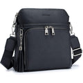 Roulens Crossbody Purse for Women Vegan Leather Medium Crossbody Wallet Bag for Travel Women Shoulder Handbags with Tassel