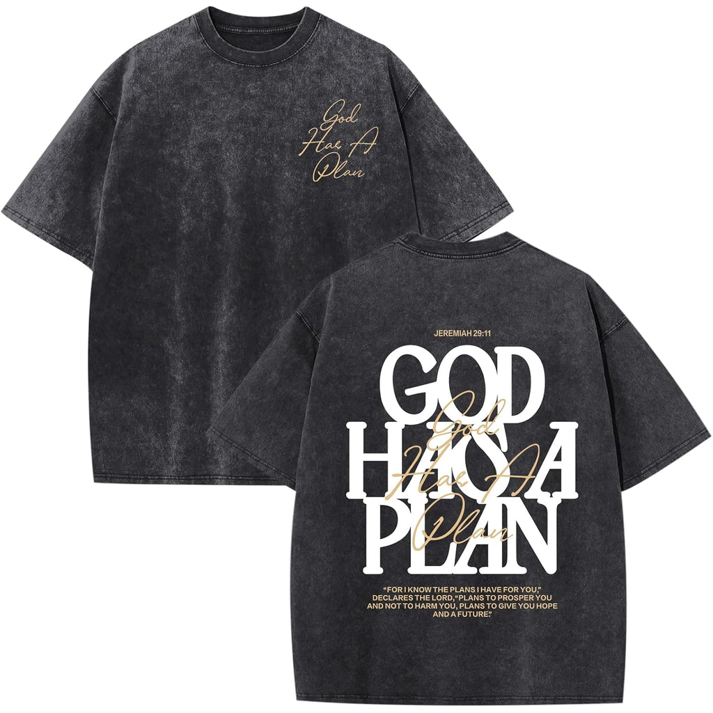 Christian Shirts For Men God Religious Jesus Faith Inspirational Bible Verse Tshirt Oversized Acid Wash Graphic Tees