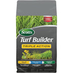 Scotts Turf Builder Triple Action1, 11.31 Lb. | Weed Control, Lawn Weed Killer, Crabgrass Preventer, And Grass Fertilizer For Lawns, Covers 4,000 Sq. Ft.