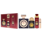 Lattafa Pride Nebras – Fruity, Sweet, Vanilla, Amber – 3-Piece Gift Set for Unisex (3.4 Ounce Eau de Parfum Spray + 0.65 Ounce Eau de Parfum Spray + 6.67 Ounce Deodorant Spray)