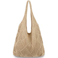 Hatisan Crochet Bag For Women, Handmade Knit Beach Tote Bag Summer
