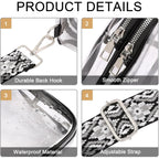 CLUCI Clear Bag for Stadium Events, Clear Crossbody Bag, Transparent Purses